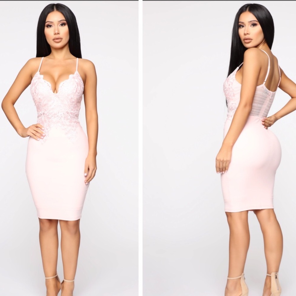 Pink Lace dress
